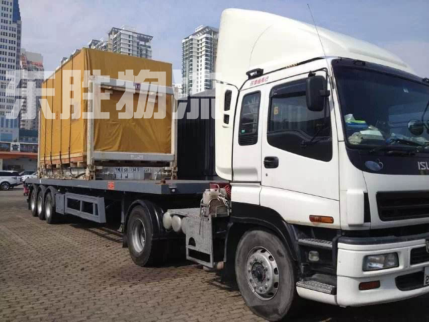 中港平板車運(yùn)輸案例：香港地鐵站電動門的運(yùn)輸案例圖